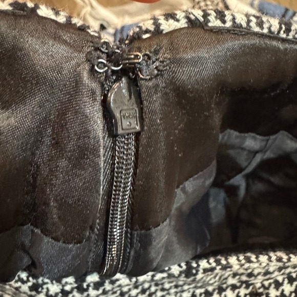 Banana Republic Houndstooth Wool Blend Petite Skirt Size 4 Career Business - Picture 7 of 10